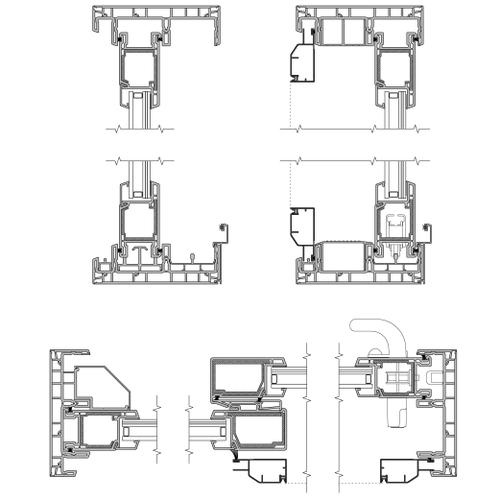 hurricane shield sliding patio door cross sections