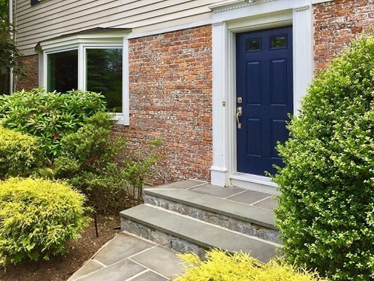 new fiberglass door brightens scarsdale entryway 