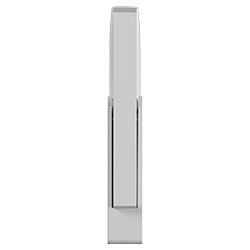 White casement lock lever