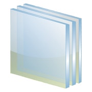 a graphic of triple-pane glass