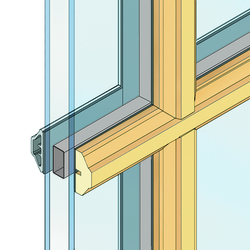 7/8" Simulated divided light grille profile with spacer