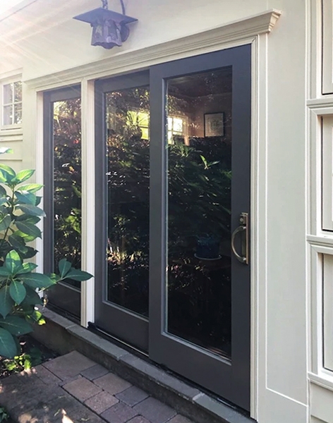 Custom doors and windows update historic Lancaster home.