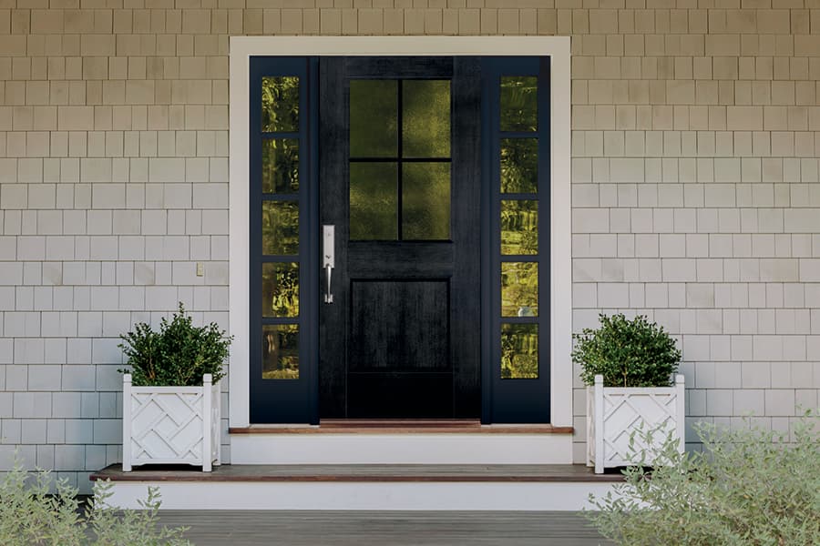 painted residential front doors
