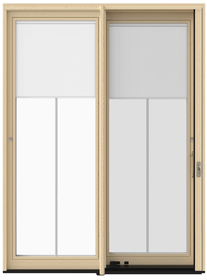 The Glass Blinds For Patio Doors Pella, Pella French Patio Doors With Built In Blinds