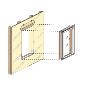 new construction nail fin installation step 2