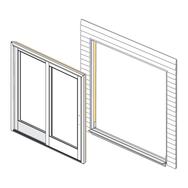 Sliding Patio Door Installation Pella, Patio Door Frame Replacement