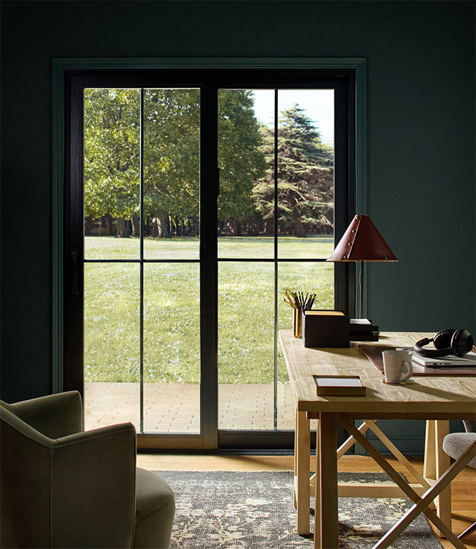 Buy Lifestyle Series Wood Sliding Patio Doors Online | Pella