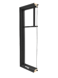 cutaway image of a reserve contemporary casement window