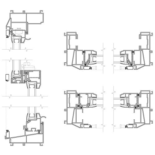 encompass double-hung window cross section
