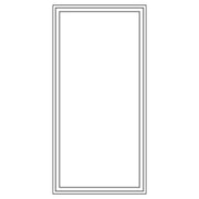 None window illustration with no grilles