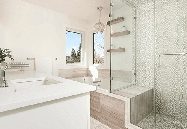 4 Modern White Bathroom Window Ideas | Pella