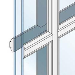 vinyl simulated divided light grilles white