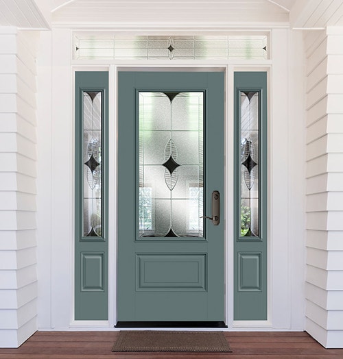 Transoms For Fiberglass Entry Doors Pella, Exterior Doors With Sidelights And Transom Windows