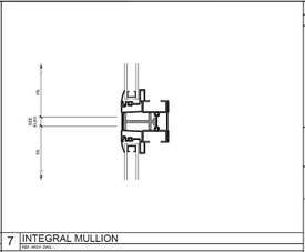 Johanna Shores integral mullion blueprint.