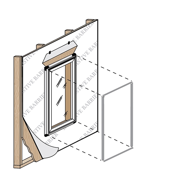New Construction installation for Steady Set with Before Building Wrap - step 3