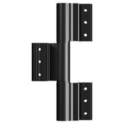 Black black hinged door hinge