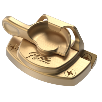 reserve spoon lock satin brass