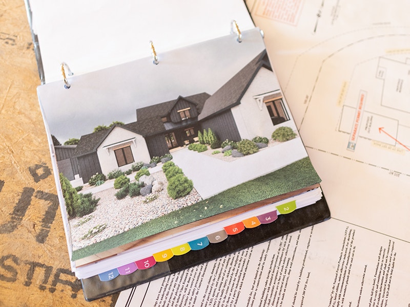 architect drawings for Jason Molak's new home