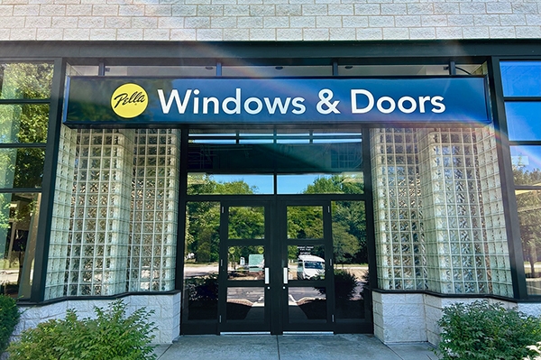 Exterior shot of Pella Westlake showroom. 