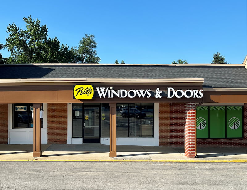 The exterior of the Pella showroom of Cherry Hill, New Jersey.