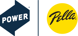 power by pella logo