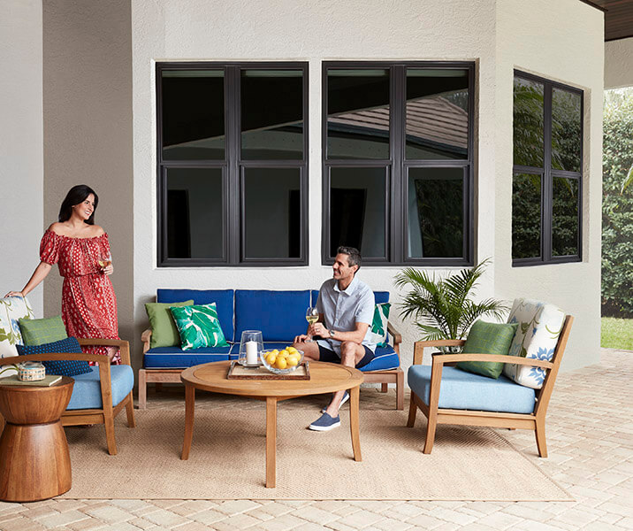 hurricane shield single-hung exterior patio