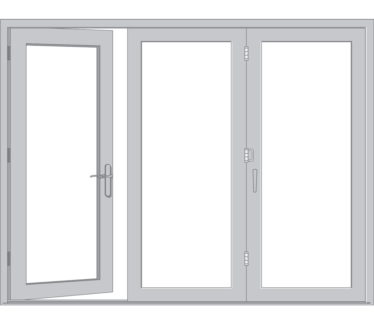 Pella® Architect Series – Traditional Bifold Patio Door