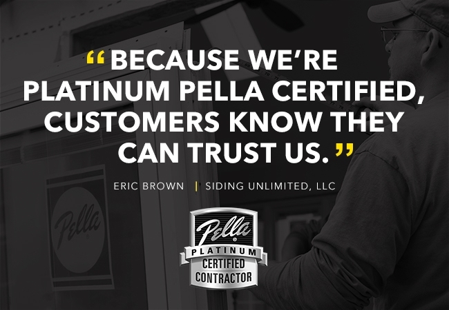 Eric Brown quote about being platinum certifiecd.