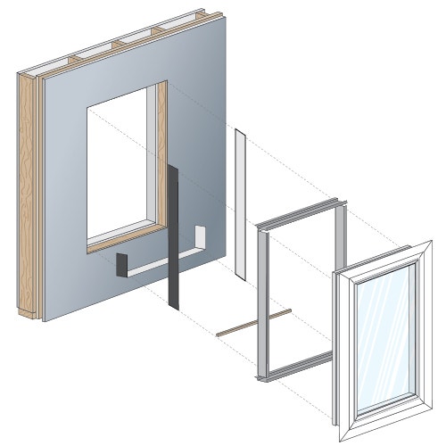 Full Frame Replacement Window Installation Pella