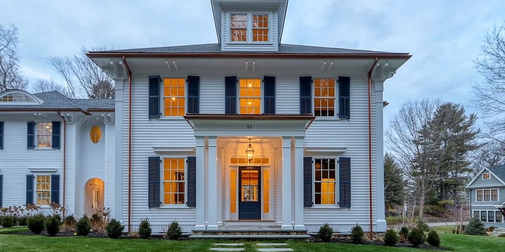 a historic home in Boston, MA, featuring new Pella windows that preserve the historic look of the home.