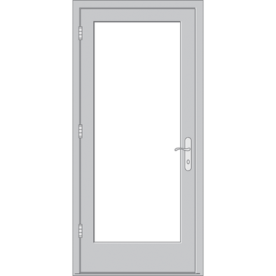 generic hinged door drawing
