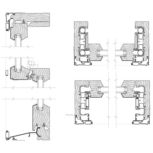 monumental hung window cross section