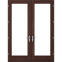 contemporary wood entry door icon
