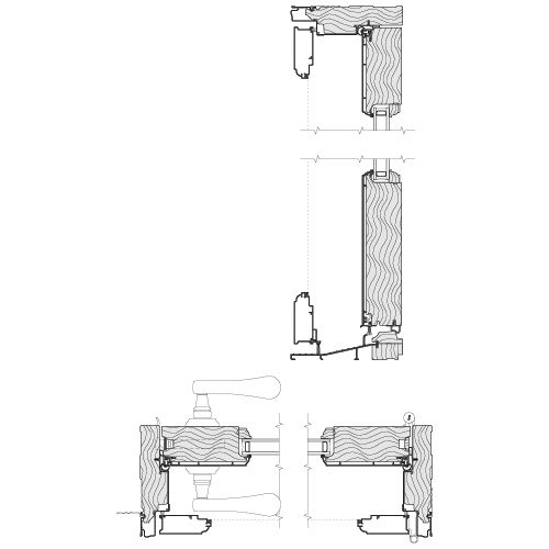 in-swing patio door cross section reserve traditional