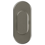 Round - Satin Nickel pivot door round thumb turn in satin nickel