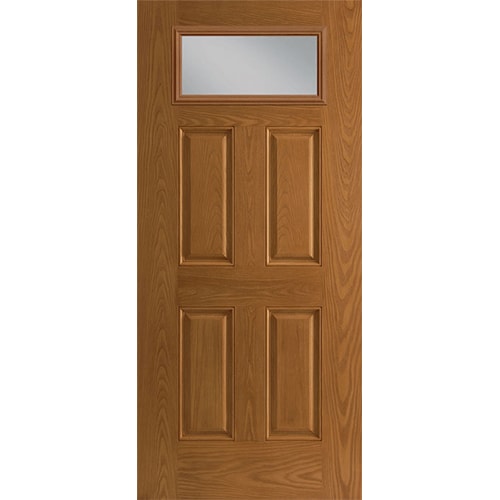 Pella® Fiberglass Entry Doors Fan Light Rectangle