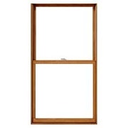 lifestyle double-hung window with no grilles