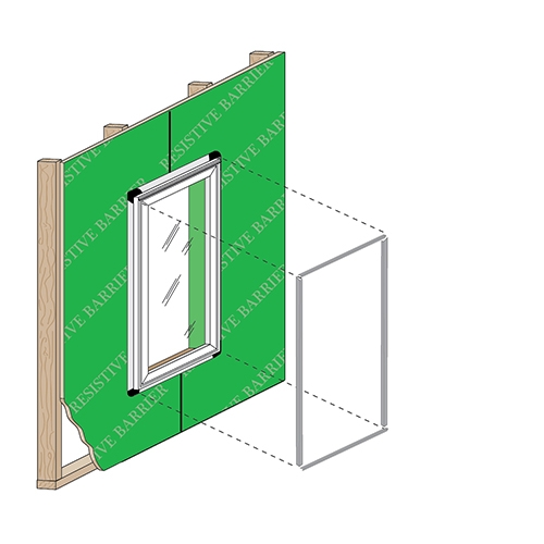 New Construction installation for Steady Set with Water Resistant Sheathing - step 3