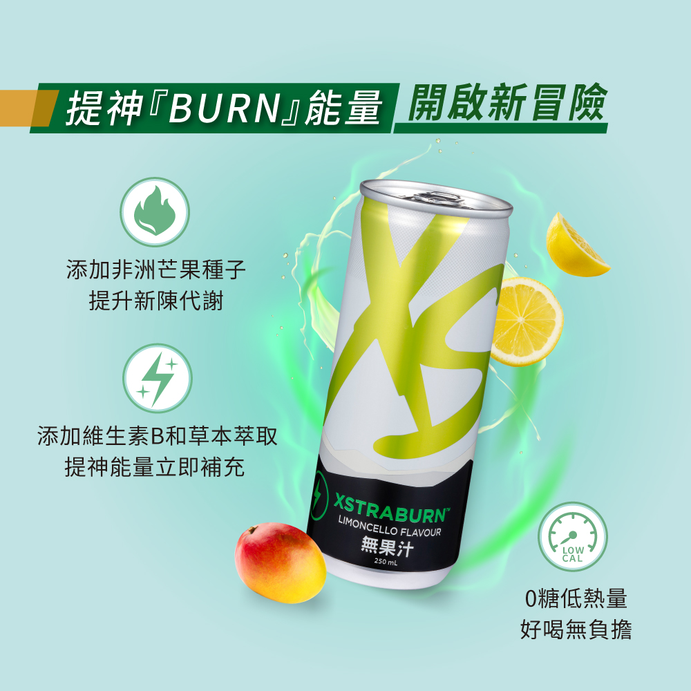 XS勁燃能量飲-檸檬雪酪-24入| 運動營養系列| 安麗電商台灣