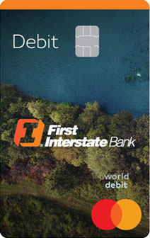 First Interstate Bank personal world debit card
