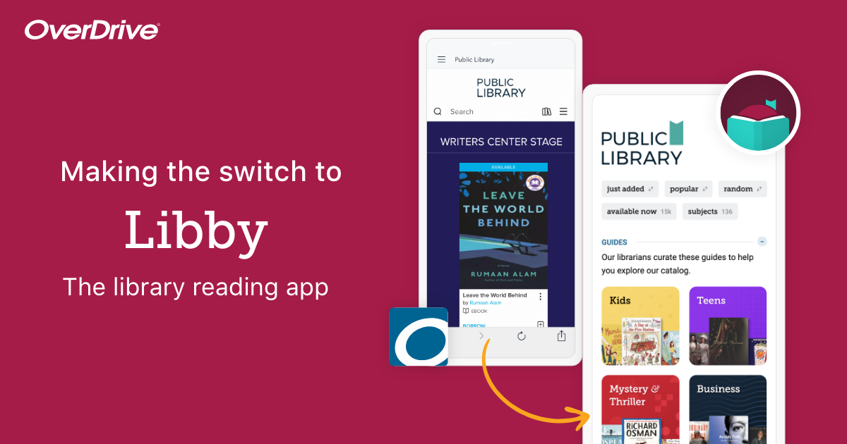 OverDrive to make the Libby app the primary digital service » HCTPL