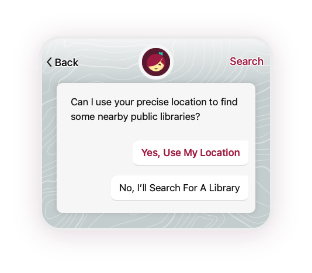 1. Find your library and sign in