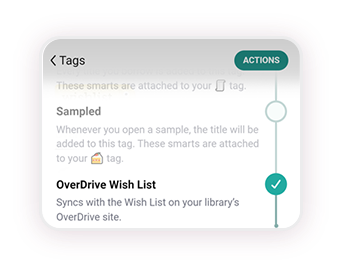 2. Sync your OverDrive wish list