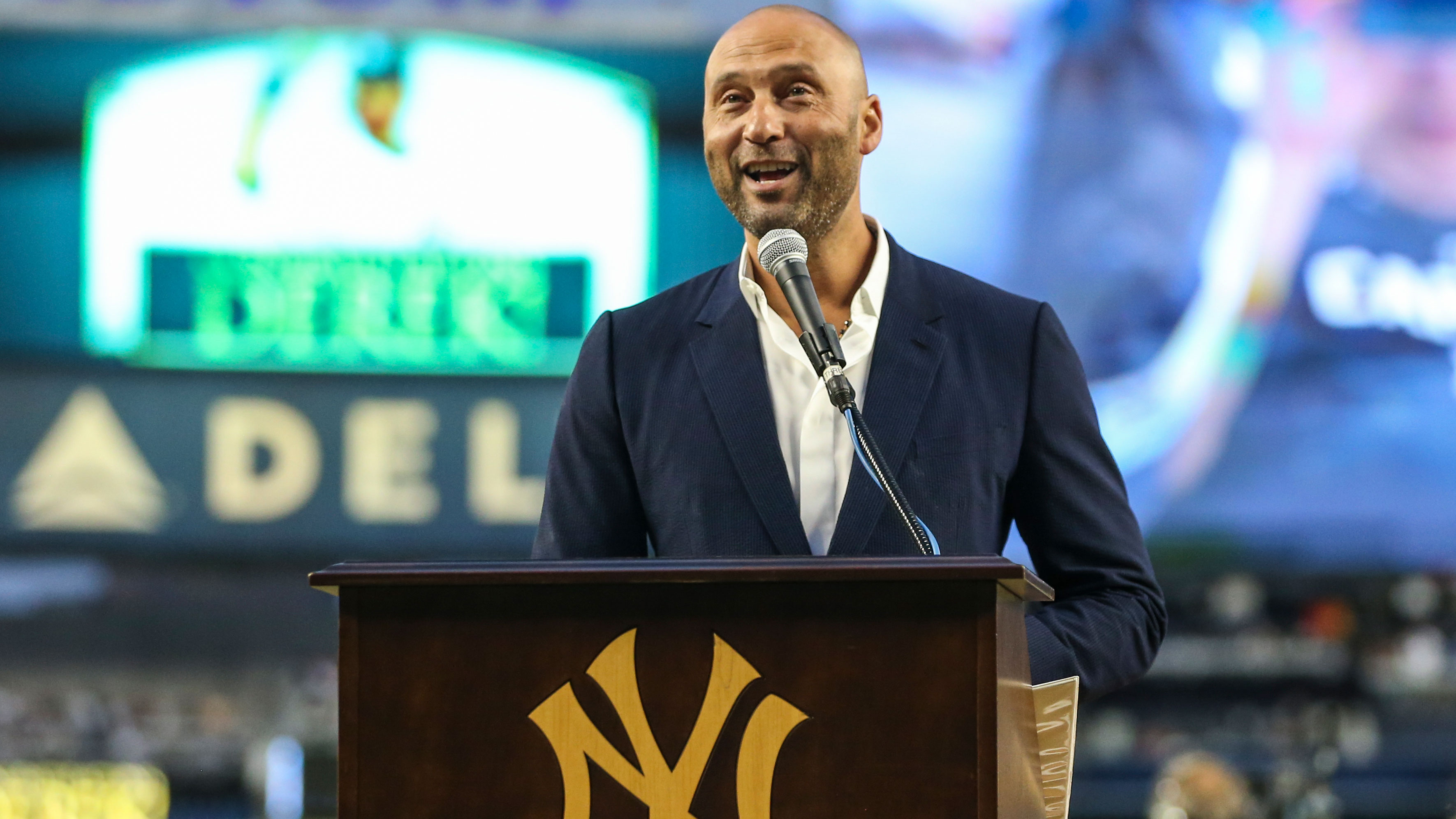 Derek Jeter Returned to Yankee Stadium with Family for HOF Induction