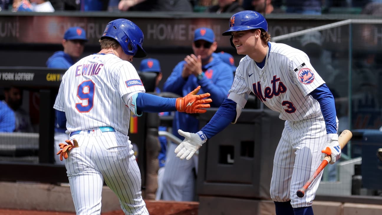 Mets Rookies Mets rookies Carson Benge, A.J. Ewing eager to get first taste of ...