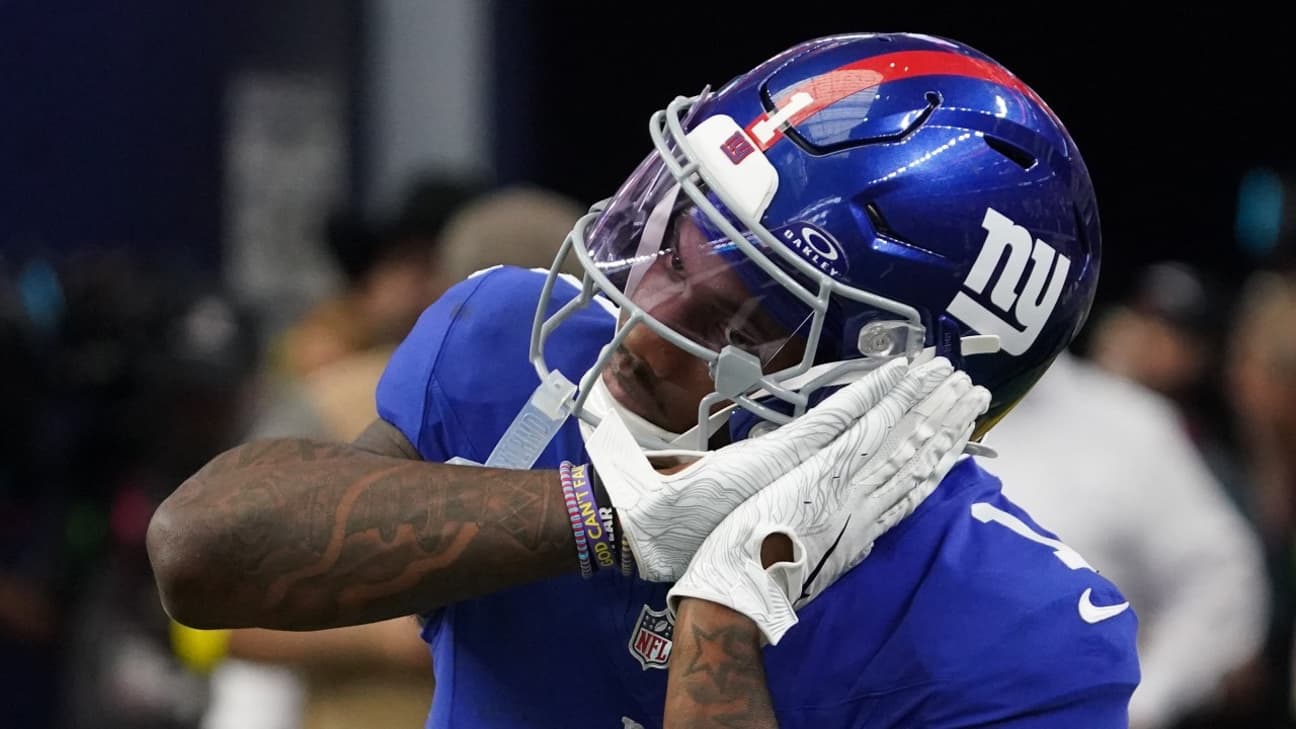 Even in limited capacity, Malik Nabers brings 'aura' as Giants open training camp