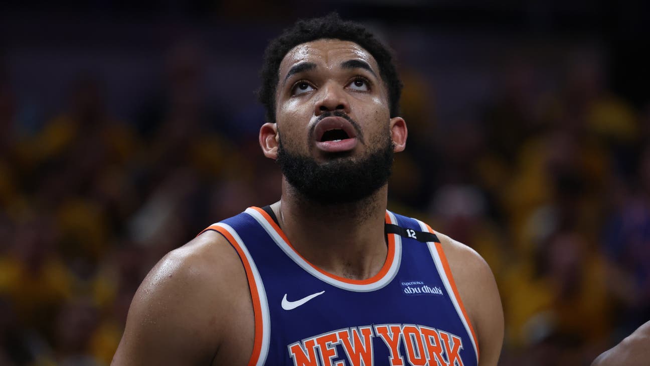 Knicks' Karl-Anthony Towns returning after apparent knee injury a 'good sign,' big man will be evaluated ahead of Game 5