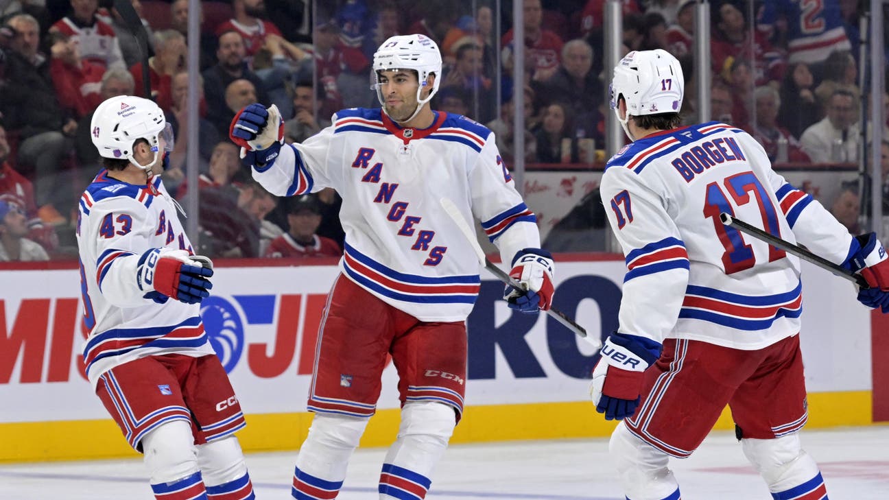 Matthew Robertson making the most of long-awaited opportunity in Rangers’ lineup