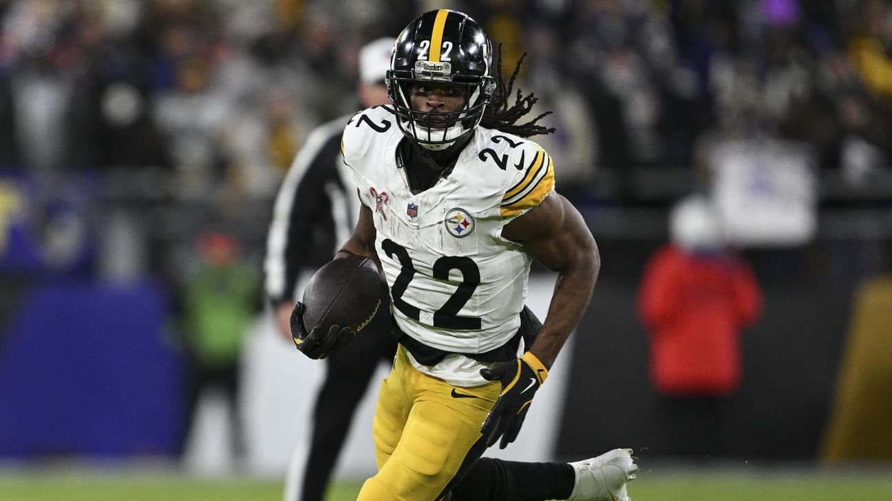 Photo: SNY Giants signing RB Najee Harris to one-year deal, planning to release WR JuJu Smith-Schuster
