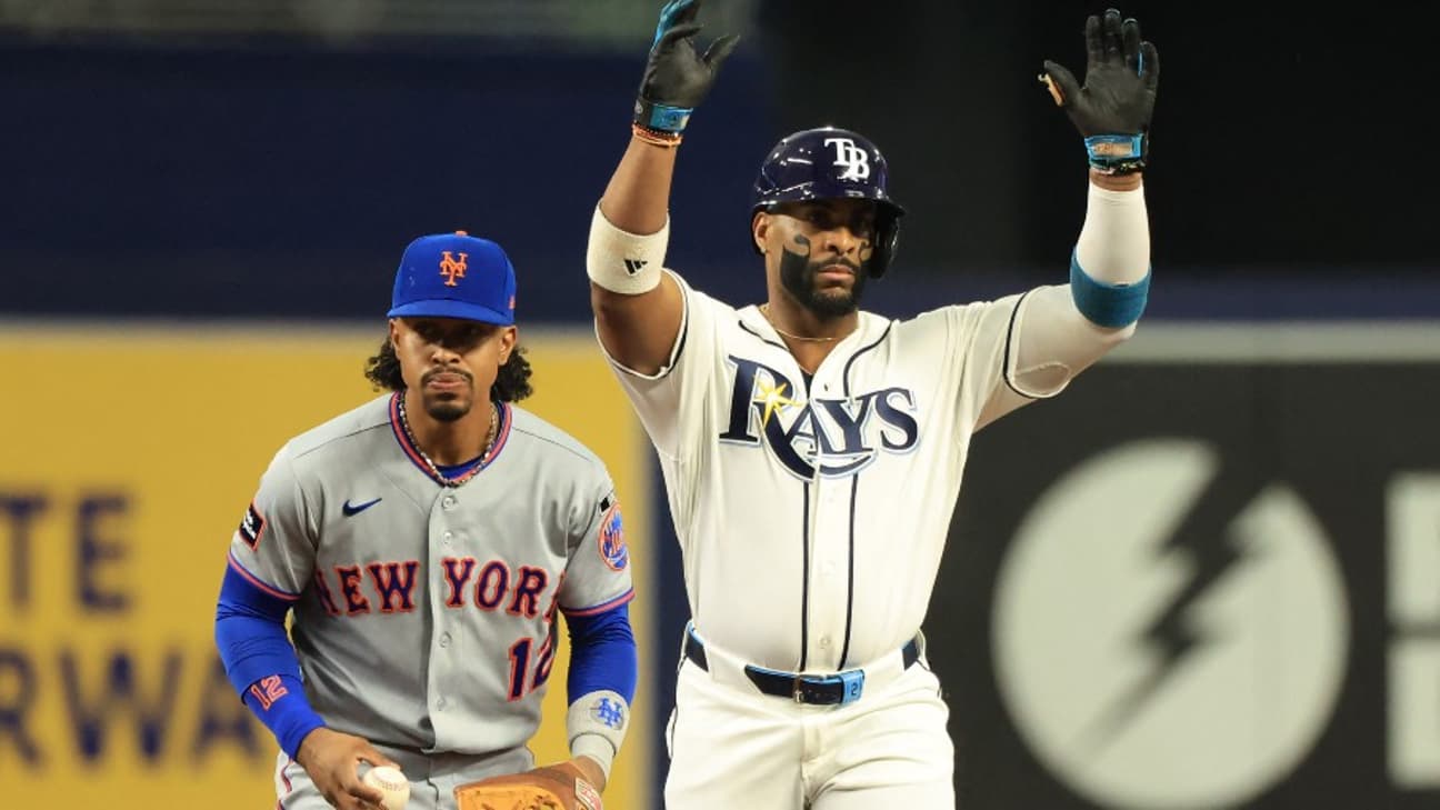 Freddy Peralta comes back to sting as Mets fall 6-2 to Rays